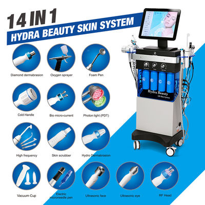 comprar Máquina de dermoabrasión hidrafacial multifuncional de 14 en 1 con pantalla táctil de 10,4 pulgadas Fabricación en línea