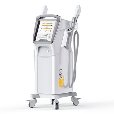comprar 2 manijas OPT SHR IPL depilación láser de la piel de rejuvenecimiento de la máquina de belleza Fabricación en línea