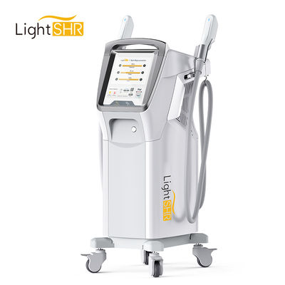 comprar 2 manijas OPT SHR IPL depilación láser de la piel de rejuvenecimiento de la máquina de belleza Fabricación en línea