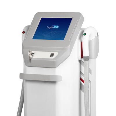Eliminación de vello Rejuvenecimiento de la piel SHR IPL máquina de belleza 2000W con 2 asas
