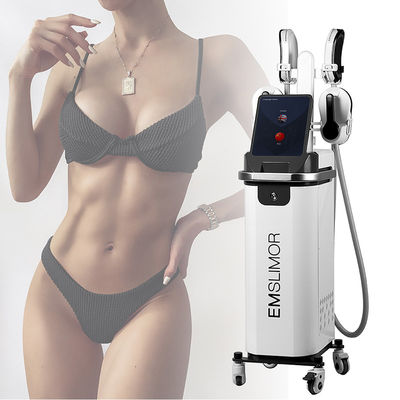Máquina de Esculpido Muscular EMS con 4 Mangos Estimulación Muscular EMS Body Slim Estimulador de Modelado Muscular EMS Máquina de Pérdida de Peso con Esculpido Corporal RF